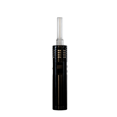 This is the Air MAX from Arizer available at Ritual Colorado. A powerful portable thermal extraction device, the Air MAX utilizes all-glass stems for pure flavor and easy cleaning. Featuring a 26650 battery the air MAX has enough power for many sessions.