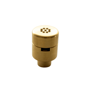 This is the Baroma 2.0 Brass Housing from QaromaShop available at Ritual. Pair with a QaromaShop 20mm heater coil and fill with 3mm aroma ruby pearls for powerful, instantaneous extraction. A powerful ball vaporizer durable enough for daily use.