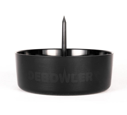 This is the Debowler spiked ashtray made from plastic and featuring a large spike for easy device cleaning available at Ritual.