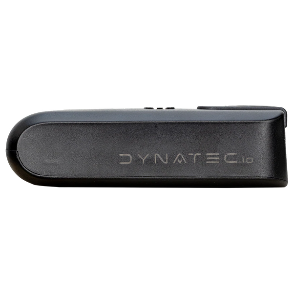 This is a side image of the DynaTec Orion v2 induction heater by DynaVap which shows the DynaTec inscription available at Ritual.