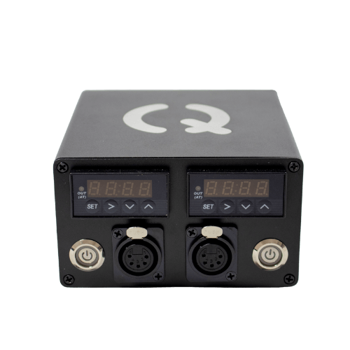 This is a dual digital PID temperature controller from QaromaShop available at Ritual. It features convenient digital temperature setting for two sepearte devices for easy ball vaporizer operation. 