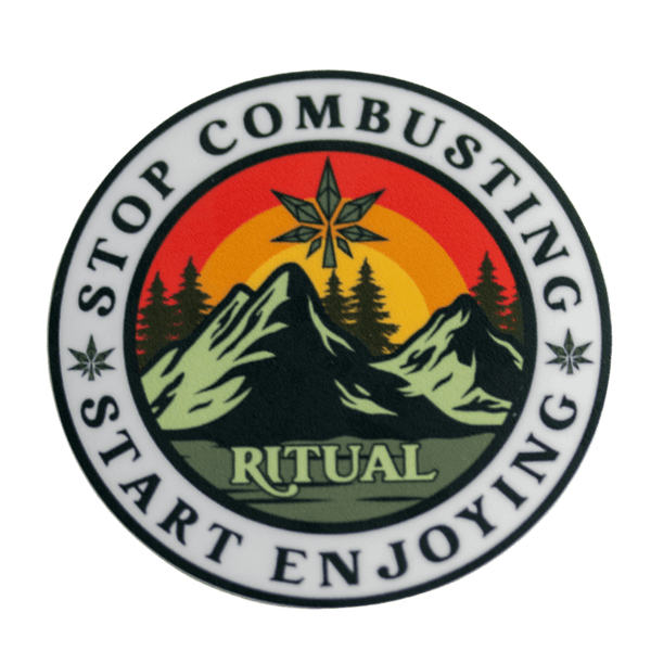 Ritual Mountain Tagline Sticker