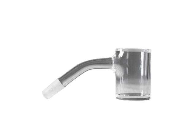 This is the Wide Bottom V2 quartz banger from Banger Supply. Featuring a fully welded construction and wide bottom for maximum size dabs.